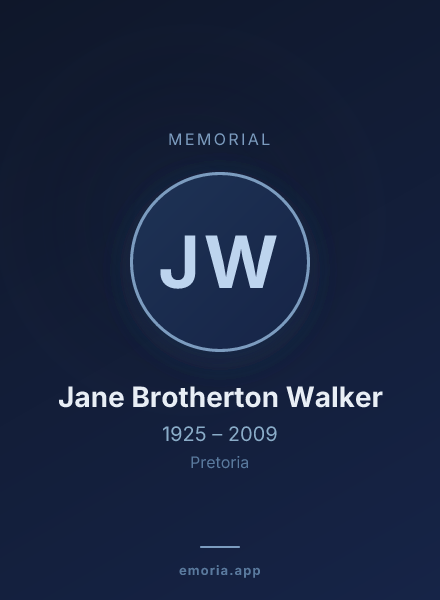 Memorial portrait of Jane Brotherton Walker