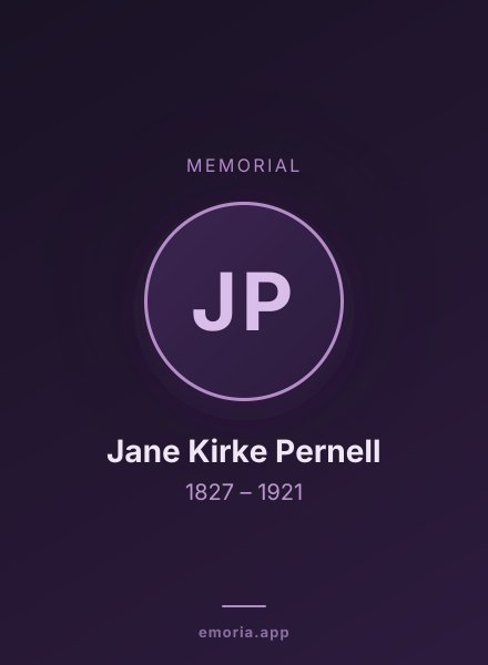 Memorial portrait of Jane Kirke Pernell