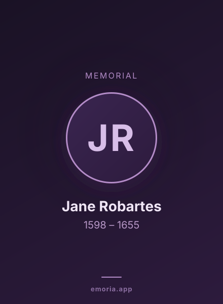 Memorial portrait of Jane Robartes