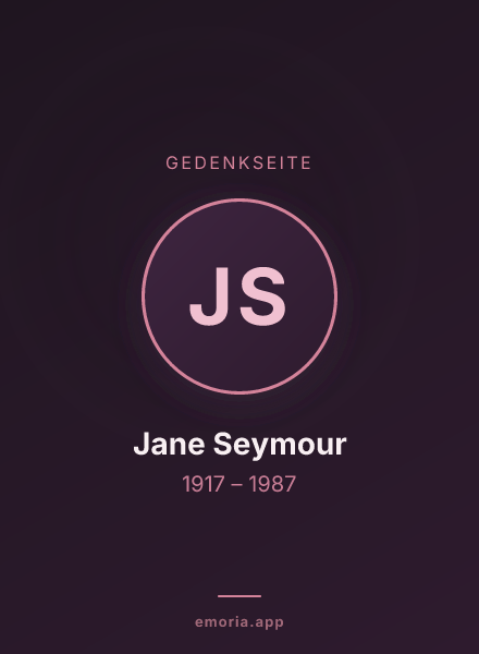 Gedenkportrait von Jane Seymour