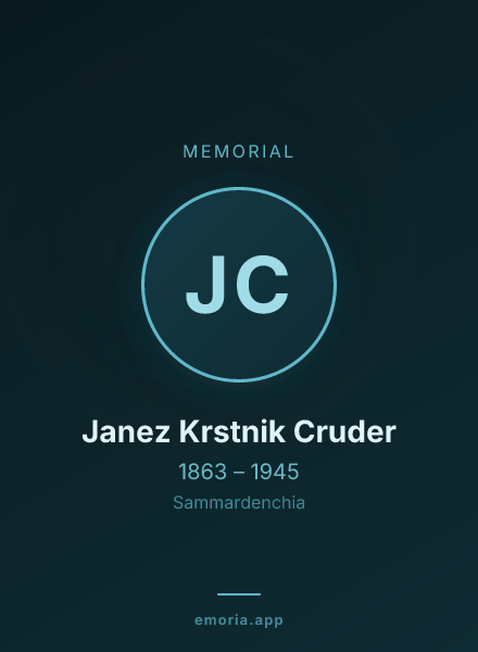 Memorial portrait of Janez Krstnik Cruder