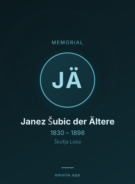 Memorial portrait of Janez Šubic der Ältere
