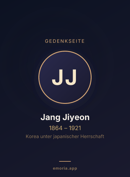 Gedenkportrait von Jang Jiyeon
