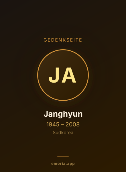 Gedenkportrait von Janghyun