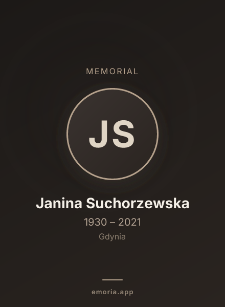 Memorial portrait of Janina Suchorzewska
