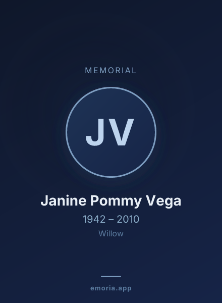 Memorial portrait of Janine Pommy Vega