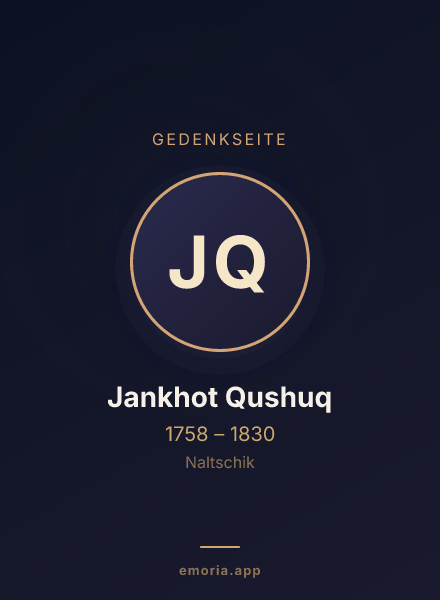 Gedenkportrait von Jankhot Qushuq