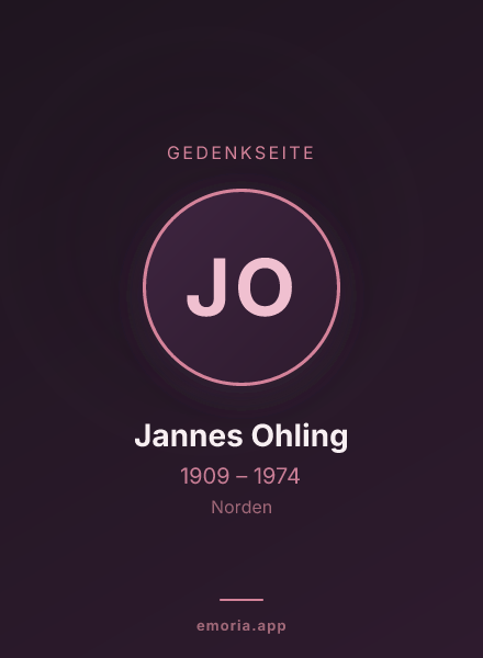 Gedenkportrait von Jannes Ohling
