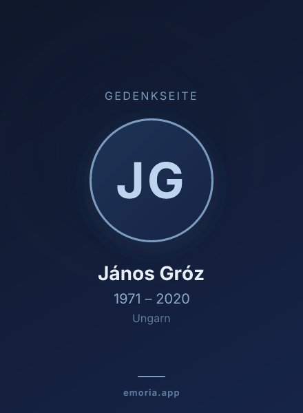 Gedenkportrait von János Gróz