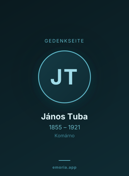 Gedenkportrait von János Tuba