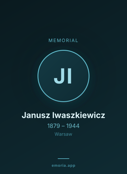 Memorial portrait of Janusz Iwaszkiewicz