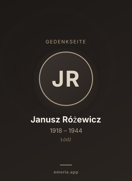 Gedenkportrait von Janusz Różewicz