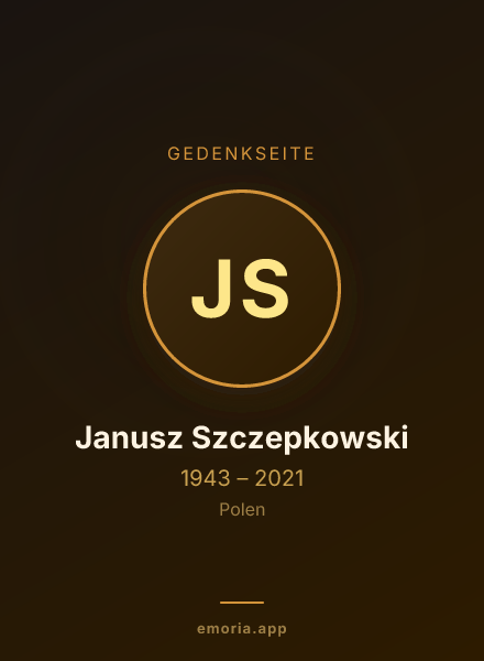 Gedenkportrait von Janusz Szczepkowski