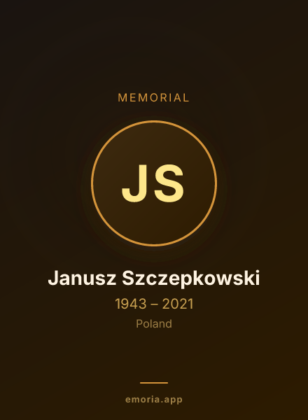 Memorial portrait of Janusz Szczepkowski