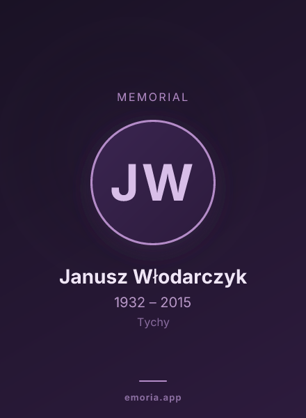 Memorial portrait of Janusz Włodarczyk