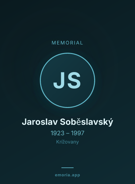 Memorial portrait of Jaroslav Soběslavský