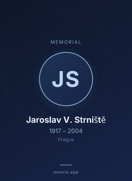 Memorial portrait of Jaroslav V. Strniště