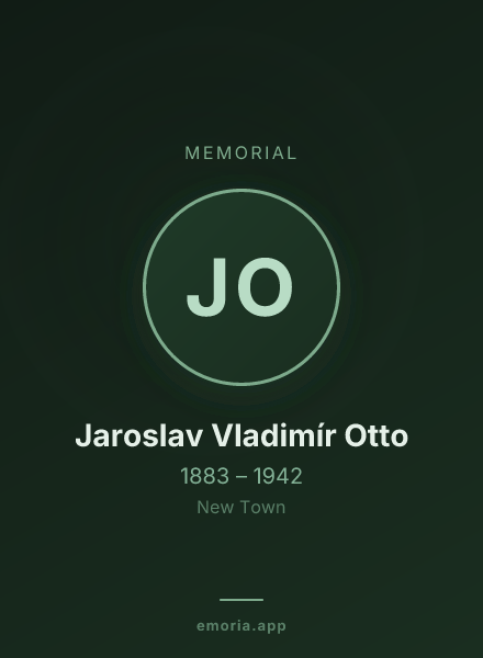 Memorial portrait of Jaroslav Vladimír Otto