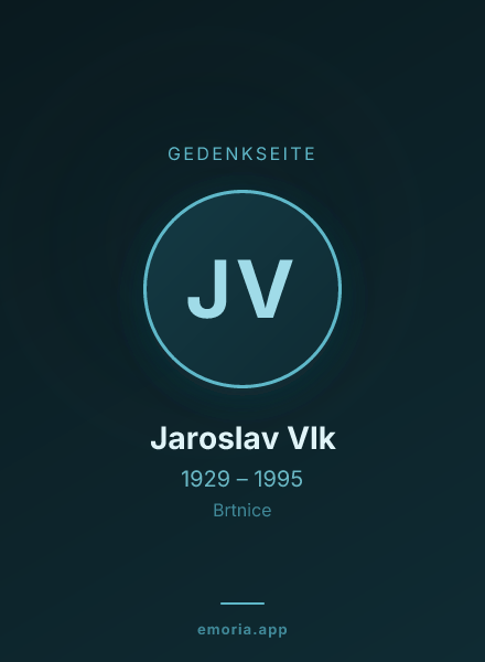 Gedenkportrait von Jaroslav Vlk
