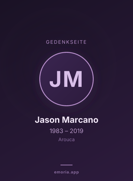 Gedenkportrait von Jason Marcano