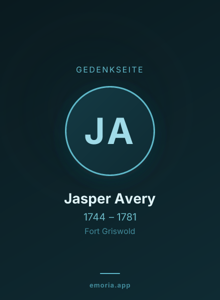 Gedenkportrait von Jasper Avery