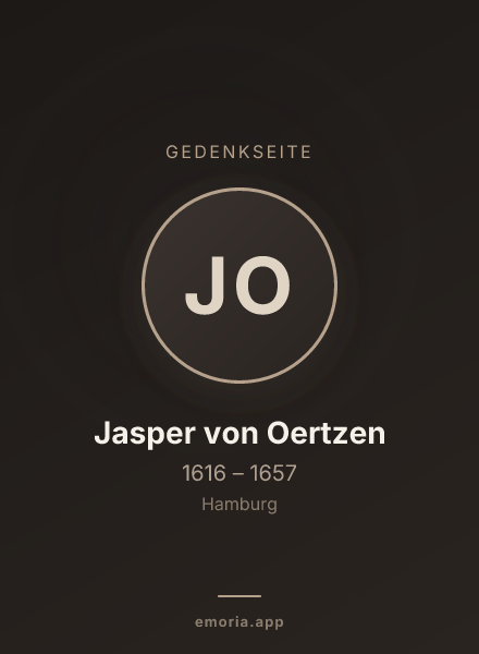 Gedenkportrait von Jasper von Oertzen