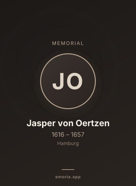 Memorial portrait of Jasper von Oertzen