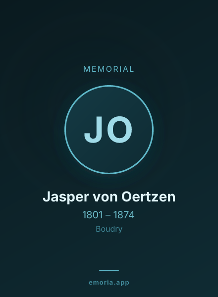 Memorial portrait of Jasper von Oertzen