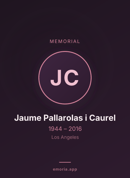 Memorial portrait of Jaume Pallarolas i Caurel