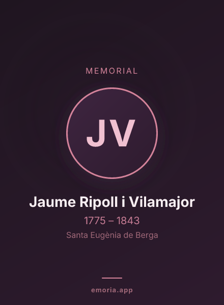 Memorial portrait of Jaume Ripoll i Vilamajor