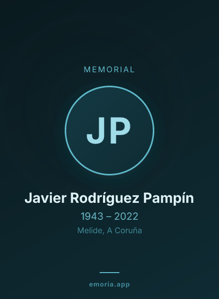 Memorial portrait of Javier Rodríguez Pampín