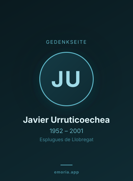 Gedenkportrait von Javier Urruticoechea