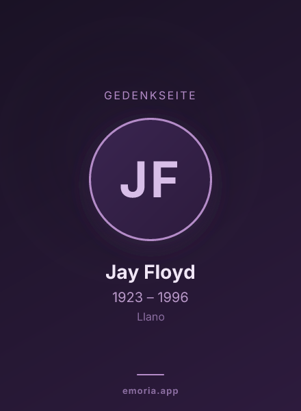 Gedenkportrait von Jay Floyd
