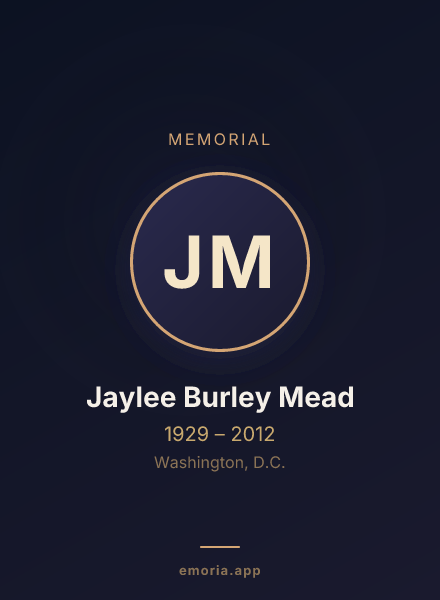 Memorial portrait of Jaylee Burley Mead