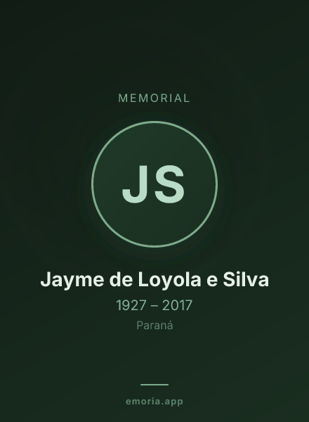 Memorial portrait of Jayme de Loyola e Silva