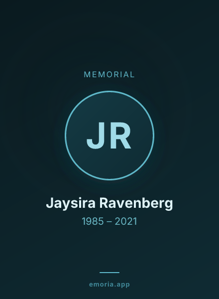 Memorial portrait of Jaysira Ravenberg