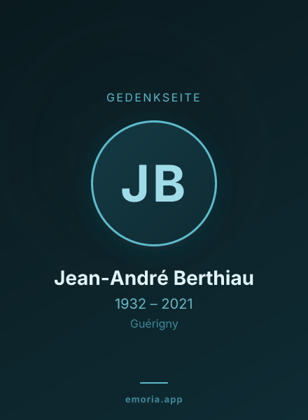 Gedenkportrait von Jean-André Berthiau