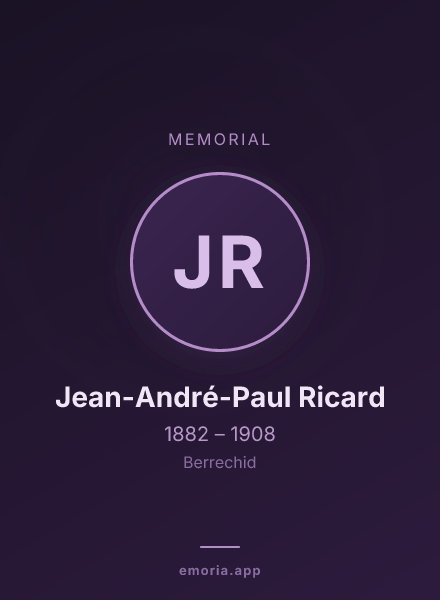 Memorial portrait of Jean-André-Paul Ricard
