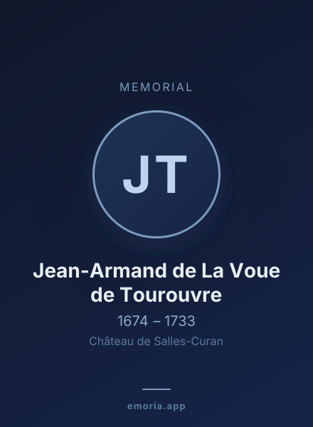 Memorial portrait of Jean-Armand de La Voue de Tourouvre
