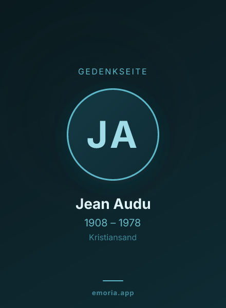 Gedenkportrait von Jean Audu
