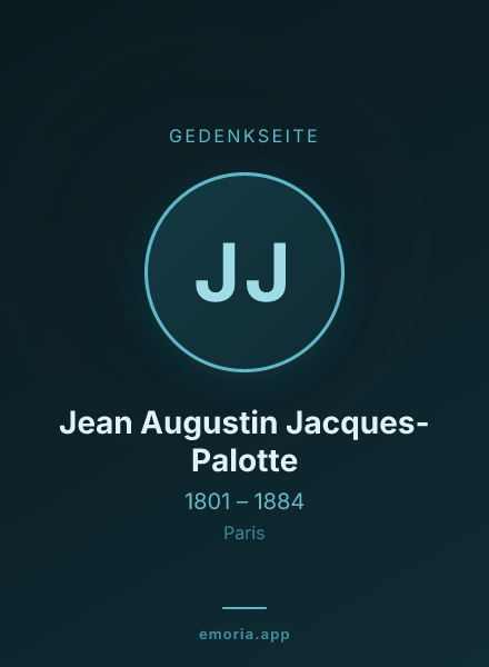 Gedenkportrait von Jean Augustin Jacques-Palotte
