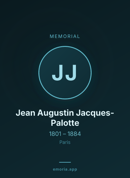 Memorial portrait of Jean Augustin Jacques-Palotte