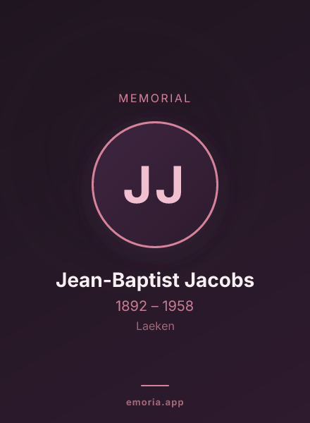 Memorial portrait of Jean-Baptist Jacobs