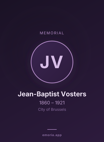 Memorial portrait of Jean-Baptist Vosters