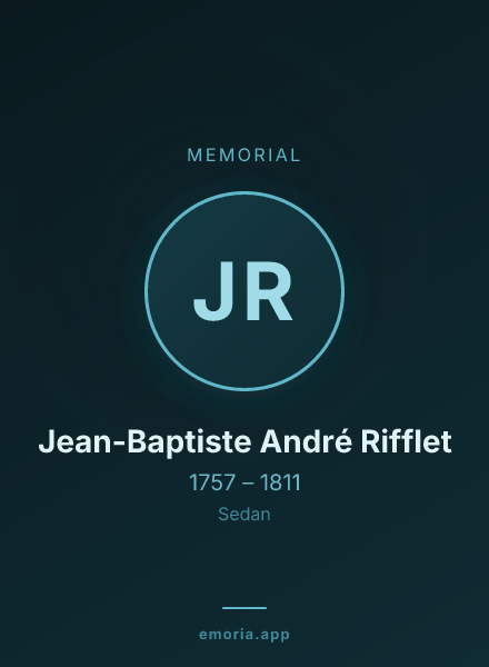 Memorial portrait of Jean-Baptiste André Rifflet