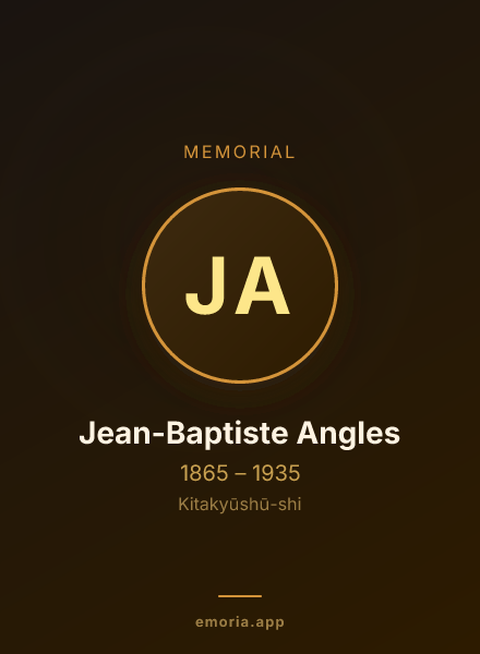 Memorial portrait of Jean-Baptiste Angles