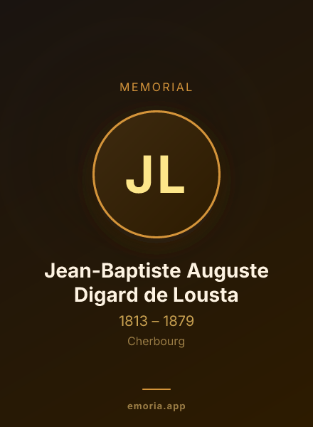 Memorial portrait of Jean-Baptiste Auguste Digard de Lousta