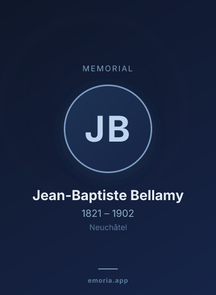 Memorial portrait of Jean-Baptiste Bellamy