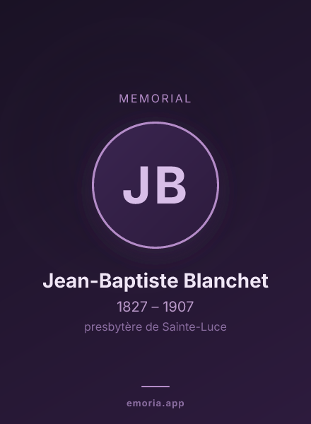 Memorial portrait of Jean-Baptiste Blanchet
