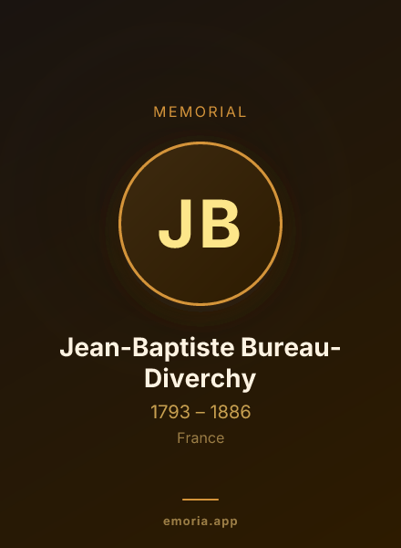 Memorial portrait of Jean-Baptiste Bureau-Diverchy